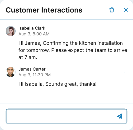 Communications with Subcontractors and Customers